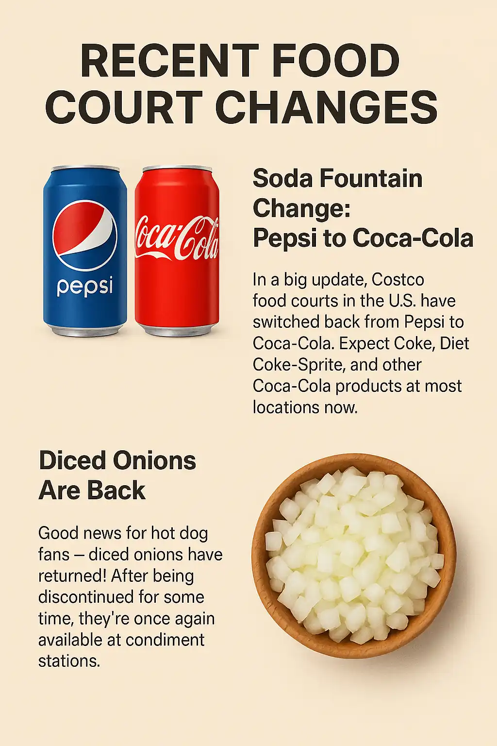 Recent Costco Food Court Changes