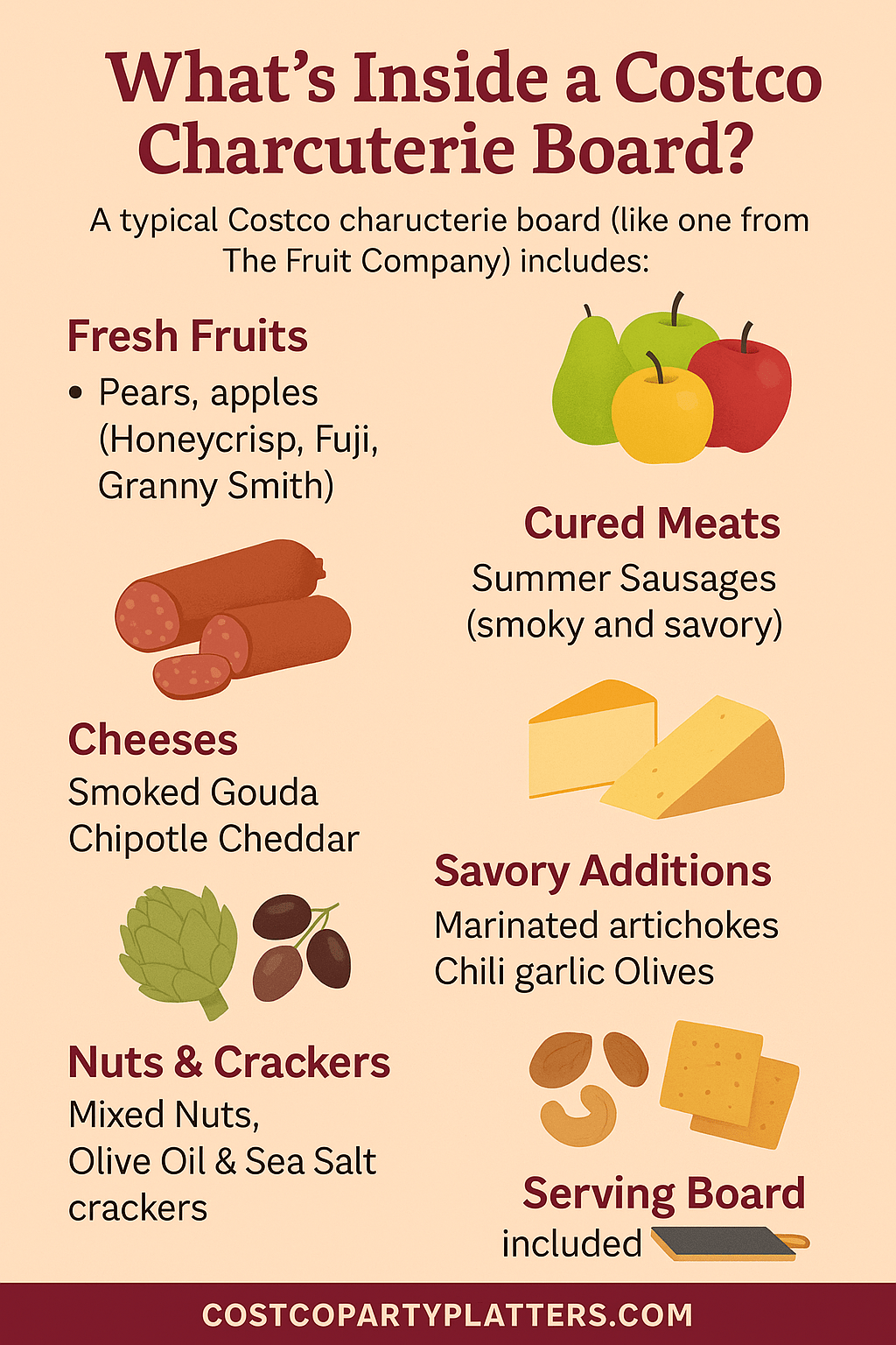 What’s Inside a Costco Charcuterie Board